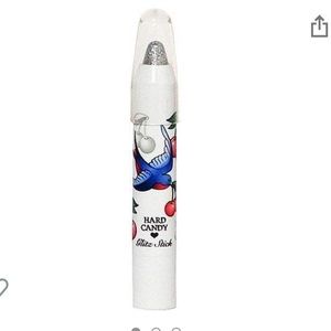 Hard candy glitter stick sweet as pie silver.